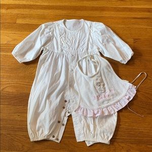 Paco Rabanne White baby outift (size 6 mo)